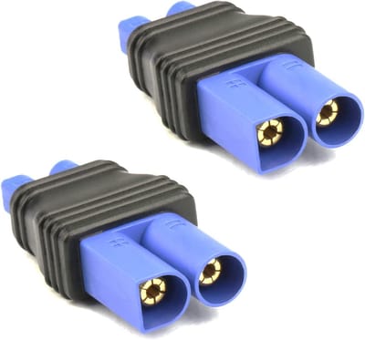 2x EC5 Stekker naar EC3 Adapter voor RC Accu Connectoren - Batterijkoppeling