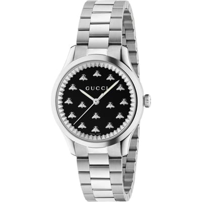 Gucci YA1265034 G-Timeless zwarte wijzerplaat dames horloge