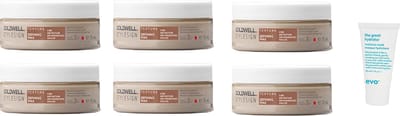 6 x Goldwell - Stylesign Defining Wax - 75 ml + WILLEKEURIG Travel Size