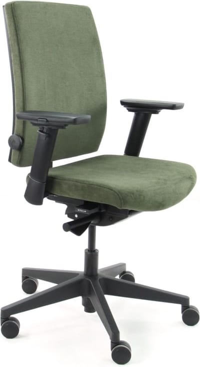 Workliving Eva Comfort Groen Regain - Ergonomische Bureaustoel NEN 1335