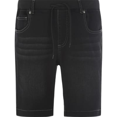 Jan Vanderstorm herren Denim Short - 54 - zwart - Plus Size