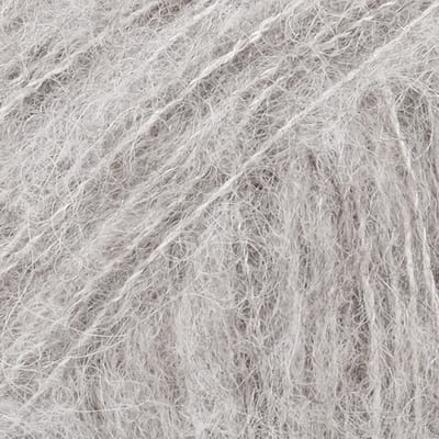 DROPS Brushed Alpaca Silk Uni Colour - 02 lichtgrijs - Wol Garen