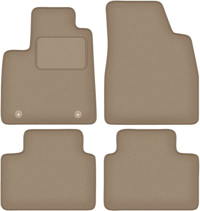 Wielganizator WLG-CARLUX Serie - Beige Automatten - MG 3 Hybride+ (2024-) - Antislip - Volledig Passend