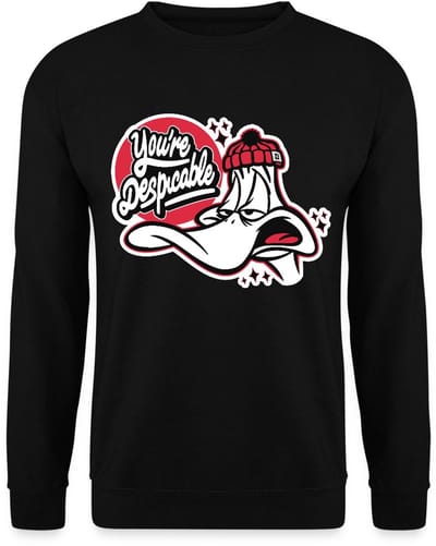Looney Tunes Daffy Duck Despicable Sweater Heren
