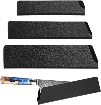 Set van 3 Beschermhoezen voor Koksmes, Universele Bescherming voor Messen, ABS Beschermset voor Messen met Lemmet tot 22 cm