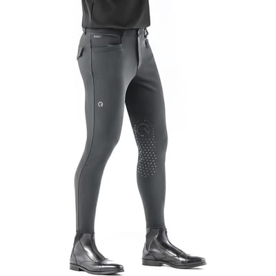 Ego7 Rijbroek Jumping Knie Grip Green Gray - 36 IT (32)