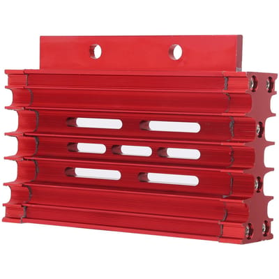 Système de Refroidissement d'Huile Radiateur Moto Alliage d'Aluminium Convient pour 138CC 140CC 150CC PIT PRO Moto Trail Moto Tout-TerrainRouge red