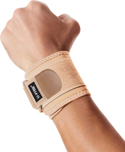 U Fit One Pols Brace - 1 Stuk - Polsbandage - Wrist Support - Polssteun - Beige