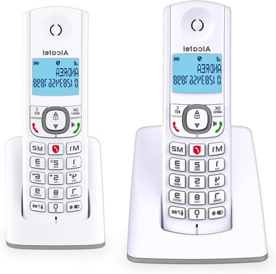 Draadloze Telefoon Duo - Vaste Telefoon - Thuis Bellen - Groot Adresboek - 17.1 x 10.3 x 15.2 cm