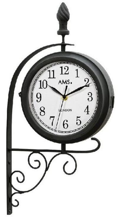 doppelseitige Wandklok AMS - 9433