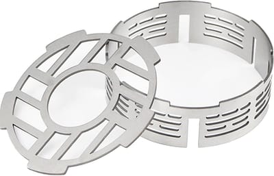 Camping Kooktoestel Windscherm - Voorruit Koker - Efficiënt Koken - Roestvrij Staal - 10.8 x 3.5 cm - Zilverkleurig