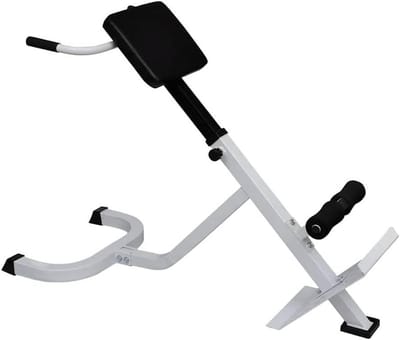 Rug en buiktrainer - Lendensteun apparaat - Thuis trainen - Verstelbare hoogte - 80-90 cm - Zwart