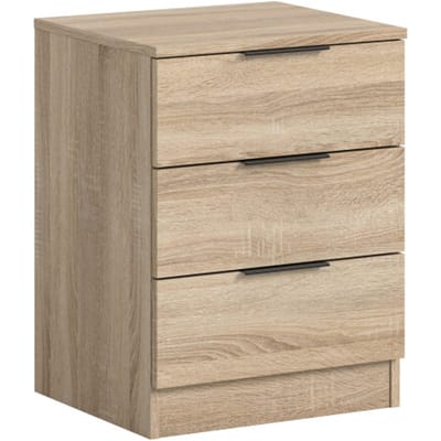 Nachtkast met 3 lades - Stijlvolle opbergoplossing naast je bed - 45x60x40cm
