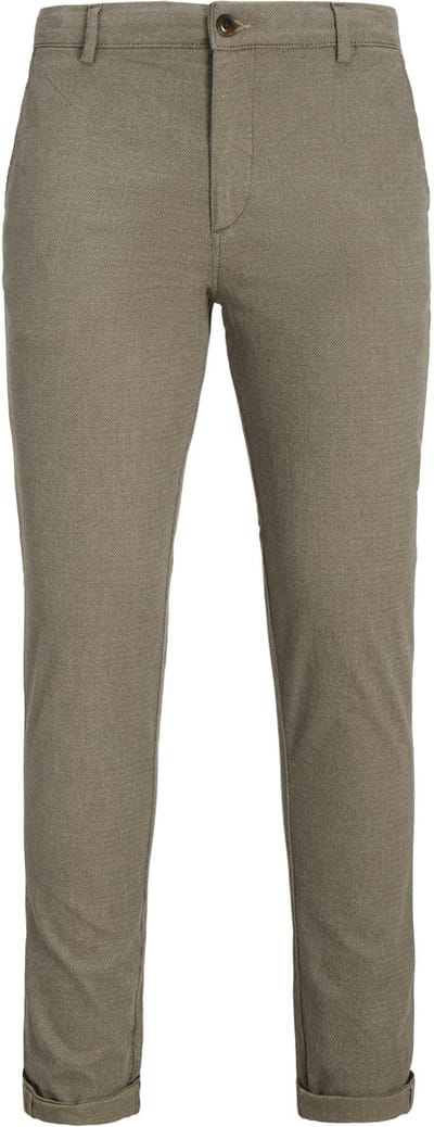 Jack & Jones Heren Chino Broek JPSTMARCO JJFURY slim Bruin 28W / 32L Volwassenen