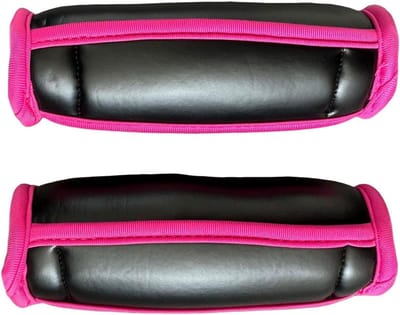 Handgewicht Halter - Zachte Gewichten - Fitness Training - Ergonomische Grip - 15.7 cm Lengte - Hot Pink