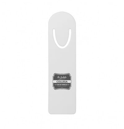 Hacebo® - De leukste collega metalen boekenlegger - Collega - beste collega - werk - afscheidscadeau - verjaardagscadeau - kado Bladwijzer boekenleggers - 12.7 cm x 3.2cm