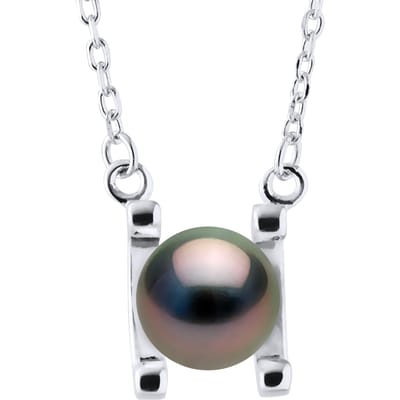 Ketting Echte Gecultiveerde Tahiti Parels Rond 8-9 mm
