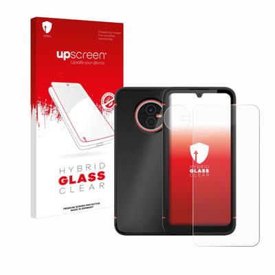 upscreen - Screenprotector voor Gigaset GX4 Pro (Voor+Camera) - Folie Beschermfolie Beschermglas transparant