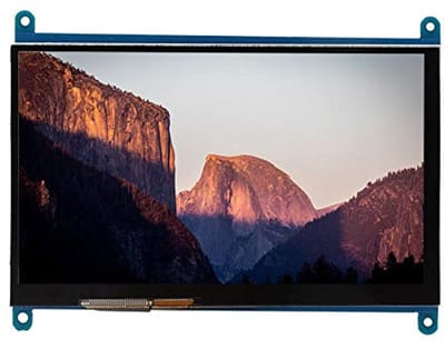 Touchscreen Minitor, draagbare monitor 7-inch LCD-HDMI 1024x600 Ultra HD-scherm Capacitieve gamingmonitor voor