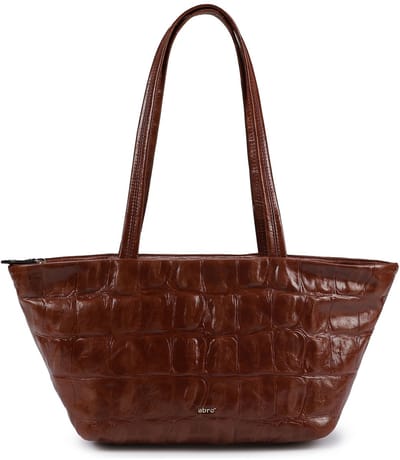 abro Alba Schoudertas Leder 26 cm - Dames - caramel-cognac
