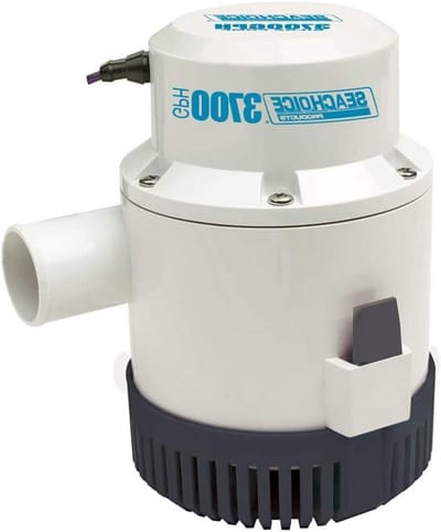 Dompelpomp - Bilge pomp - Water Verwijderen - Ontsteking en anti-airlock - 1 1/2 inch slang - Wit