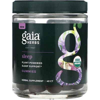 Gaia Herbs, Slaap, 40 gummies