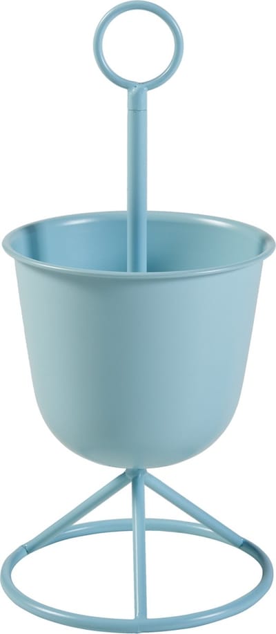 Plantenstandaard Alphen 1 bloempot 48x23 cm lichtblauw [en.casa]