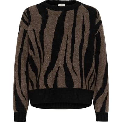 Pullover KAbitzy Pullover Loose fit black brown