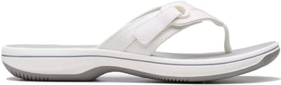 Clarks Brinkley Reyna - dames sandaal - Wit - maat 42 (EU) 8 (UK)