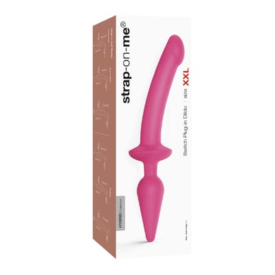 Strap-On-Me - Switch Plug-In - Dildo & Buttplug - Roze - Maat S