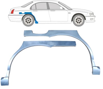 Reparatiepaneel achterspatbord voor Rover 75 1999-2005 / Links + Rechts / Set
