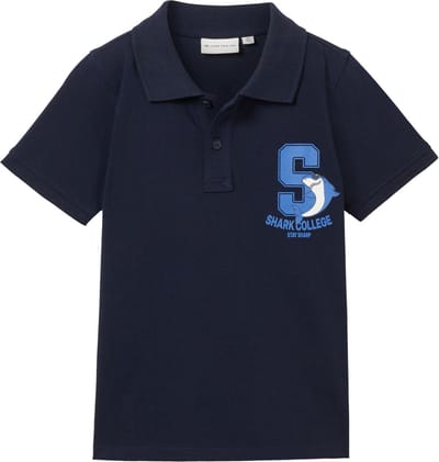 TOM TAILOR printed polo shirt Jongens Poloshirt - Maat 104/110