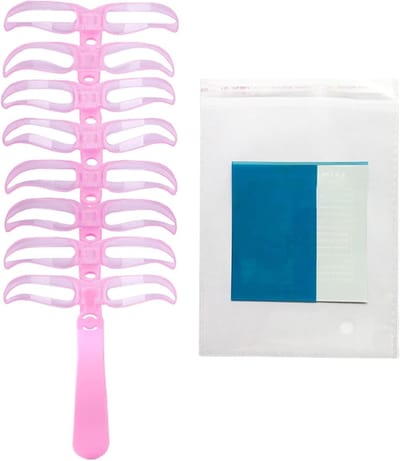 Wenkbrauwsjabloon Set - Vorm Gids - Make-up Aanbrengen - 8 Verschillende Vormen - 12.2 x 8 x 3.7 cm