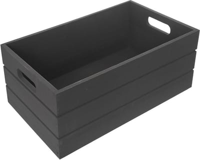 Opbergdoos Houten 31x21x13 cm - Opbergbox - Opbergmand