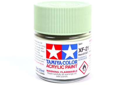 Tamiya Hobbyverf Acrylverf - XF-21 Sky - Matt - Acryl - 23ml Verf potje - 23 ml