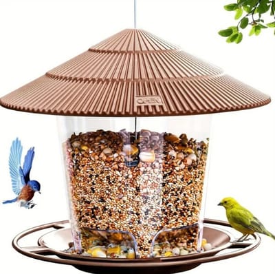 Dutchers® Vogelhuisje - Vogelvoedselhuis - Voederhuis - Voederbak - Vogelhuis hangend - Voederplek