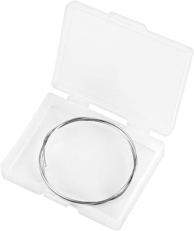 35cm Zilver Verchroomd Goud Legering Loodvrije Soldeerdraad voor Solderen van Sieraden en Elektronica - Diameter 0.8mm, Laag Temperatuur Soldeertool