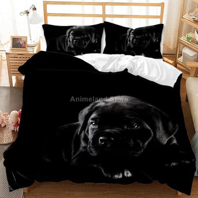 Prachtige Hond Dalmatiër Beddengoed Set 3d Luxe Dekbedovertrek Sets Dekbed Bedlinnen Queen King Eenpersoons Maat Zwart Wit Dier Huisdier AU Double(180x210cm)