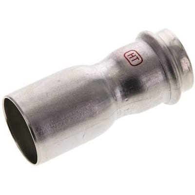 Perskoppeling - 28mm Persmof & 35mm Buiseinde - RVS