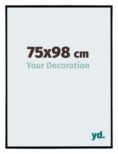 Your Decoration - Fotolijst 75x98 cm - Kunststof - Zwart Mat - Evry