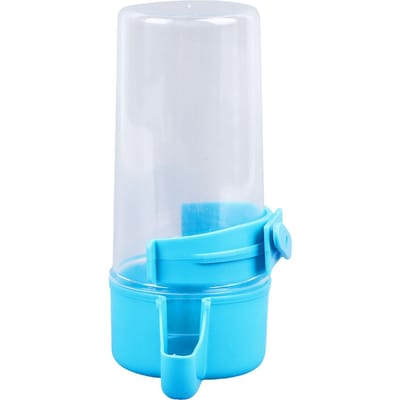 Vogel Waterbak Automatisch Verdikt Transparant Papegaai Waterdispenser voor Huisdier Papegaai Parkieten white