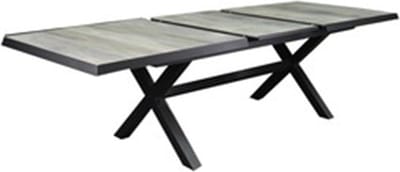 Tunis New Delhi dining tuinset uitschuifbaar 204-264x103xH74,5 cm 7 delig verstelbaar