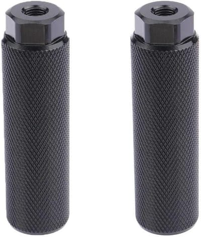 Fietsvoetsteunen - Fietspennen - Outdoor fietsen - Antislip textuur - 2 stuks - Zwart