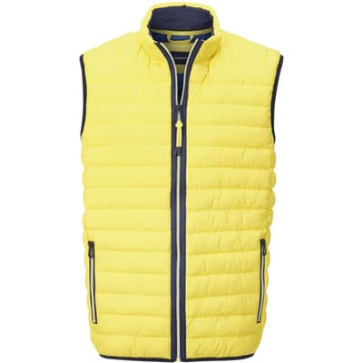 Babista herren Bodywarmer - 48 - geel - Plus Size