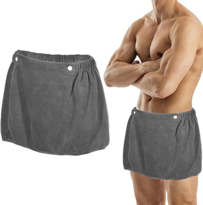 Verstelbare saunakilt voor heren van zachte sauna handdoek, 35x140cm, ideaal voor sauna, badkamer en fitnessstudio