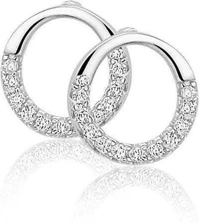 Montebello Oorbellen Lavea - 925 Zilver Gerhodineerd - ∅9 mm