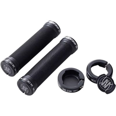 Reverse Components Grip Lock On Nico Vink Signature Series Handvatten Zwart 30 x 130 mm