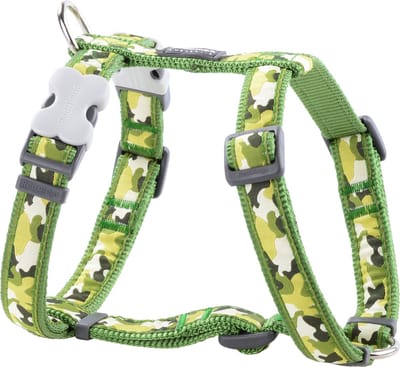 Animal Boulevard Dh-cf-gr-15 - Hals- En Leibanden - Hond - Rd Harnas Camouflage Groen-s - Maat: S - 206034