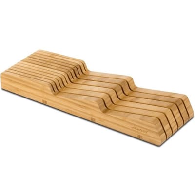 Organisateur de tiroir - Arcos - Taco - Bambou - Longueur de lame jusqu'à 25 cm - Marron