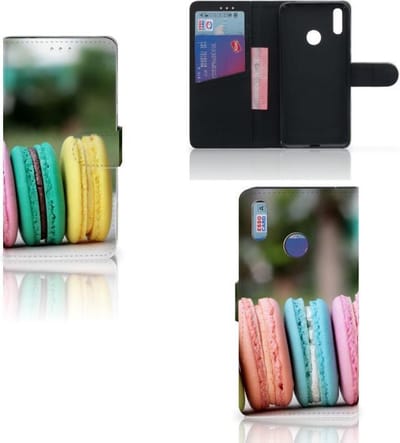 Huawei Y7 (2019) Book Cover Macarons